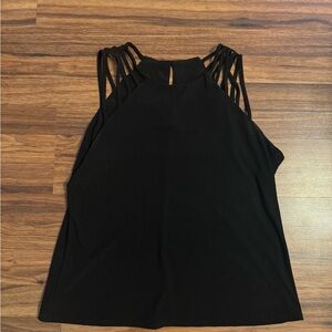 Elegant Black Sleeveless Top